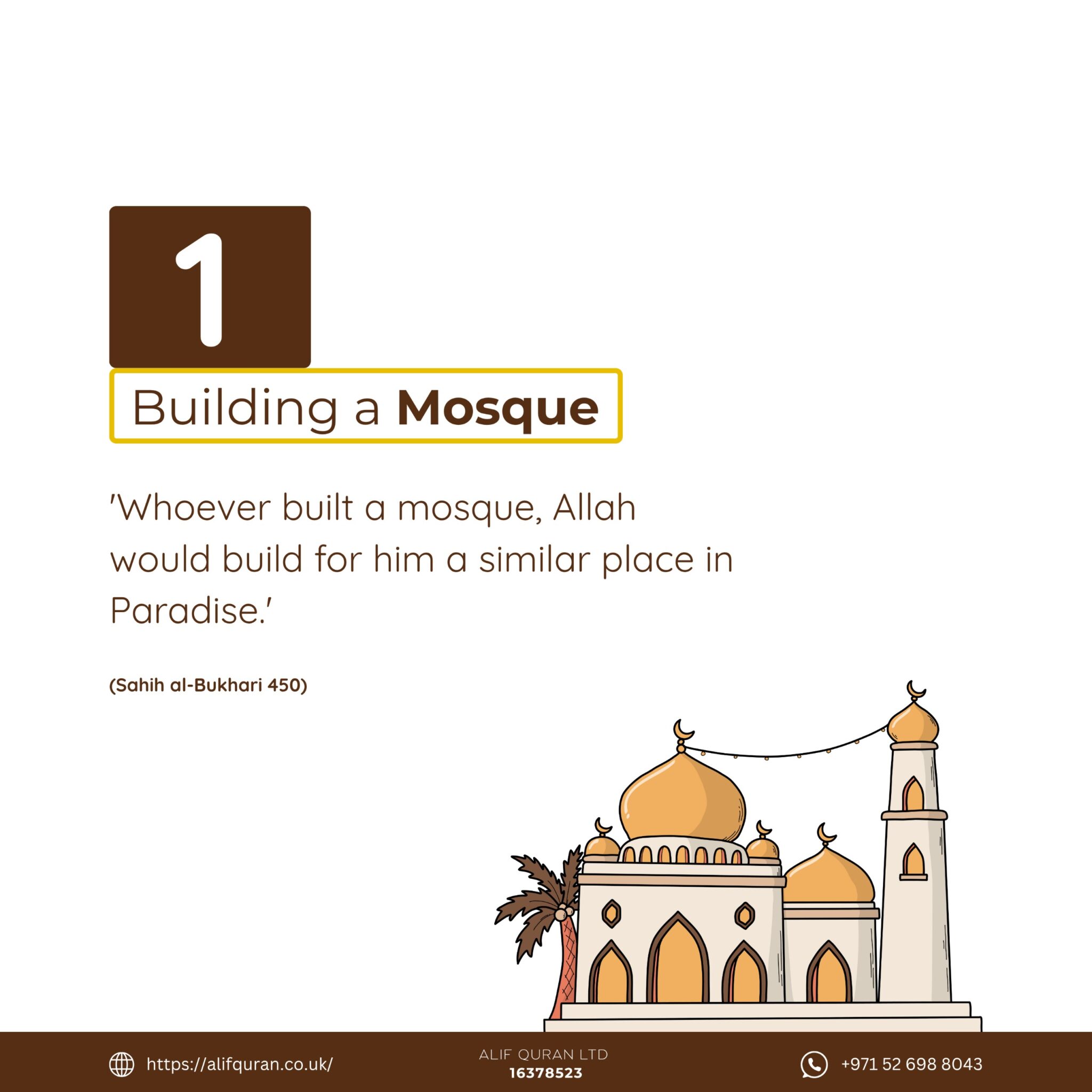 Who Build Mosque 4 Ways To Build House In Jannah - Alif Quran Academy